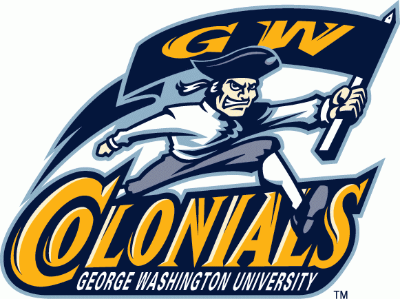 George Washington Colonials 1997-2008 Primary Logo iron on transfers for clothing